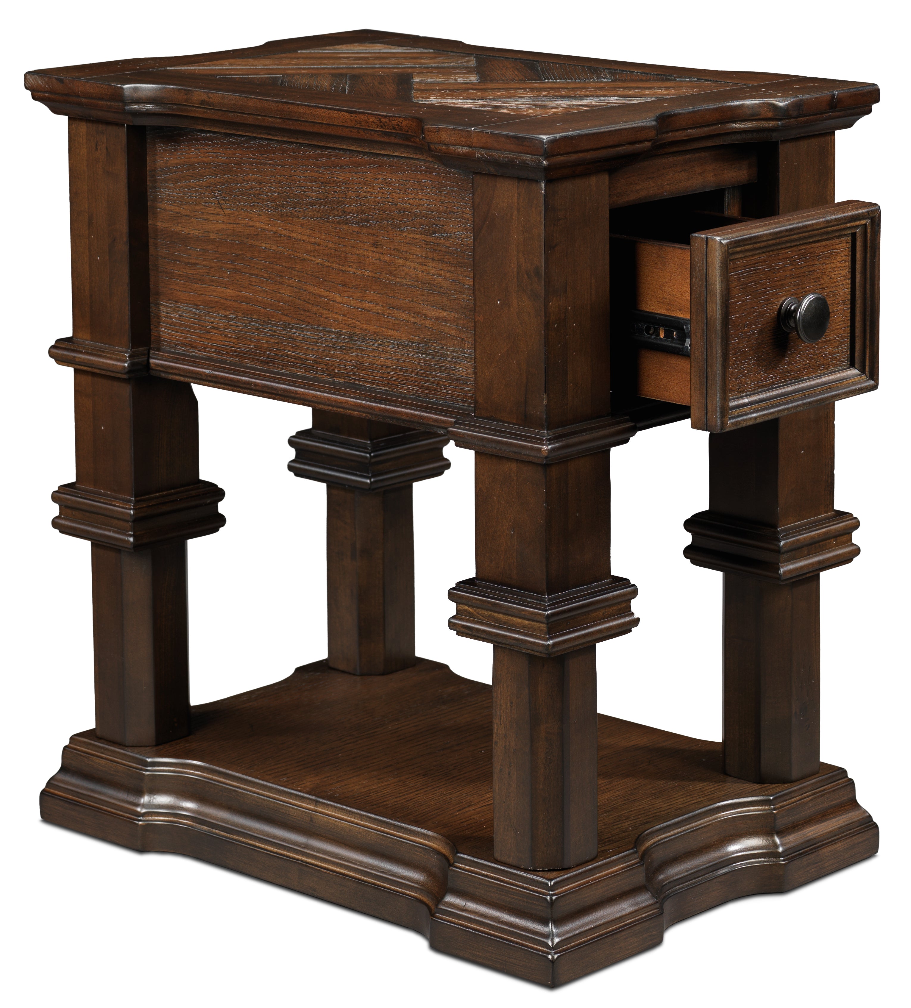 Roman 22" Chairside Table - Walnut