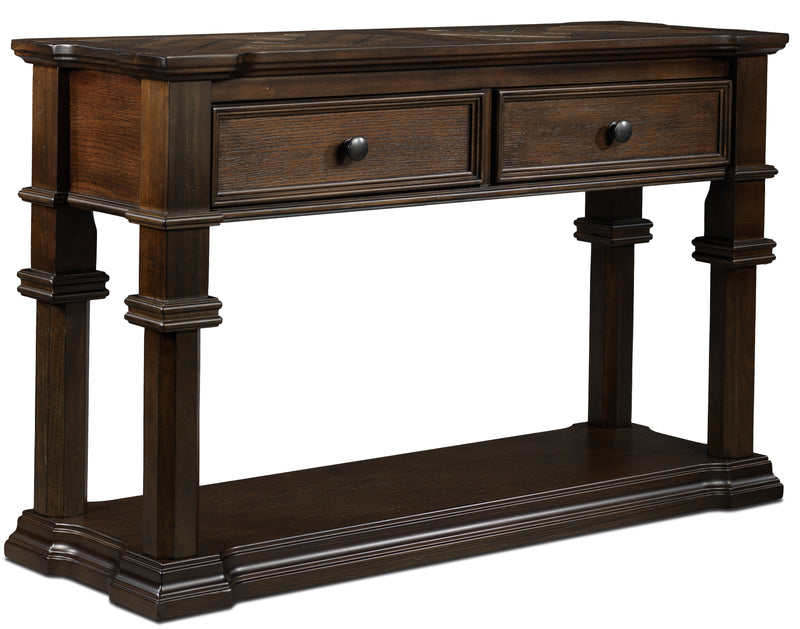 Roman Sofa Table Walnut Leon's