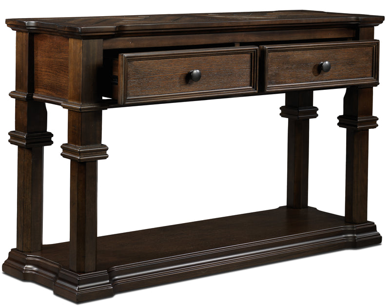 Roman Sofa Table Walnut Leon's