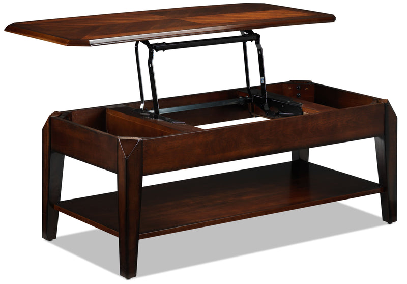 Lennox LiftTop Coffee Table Walnut Leon's