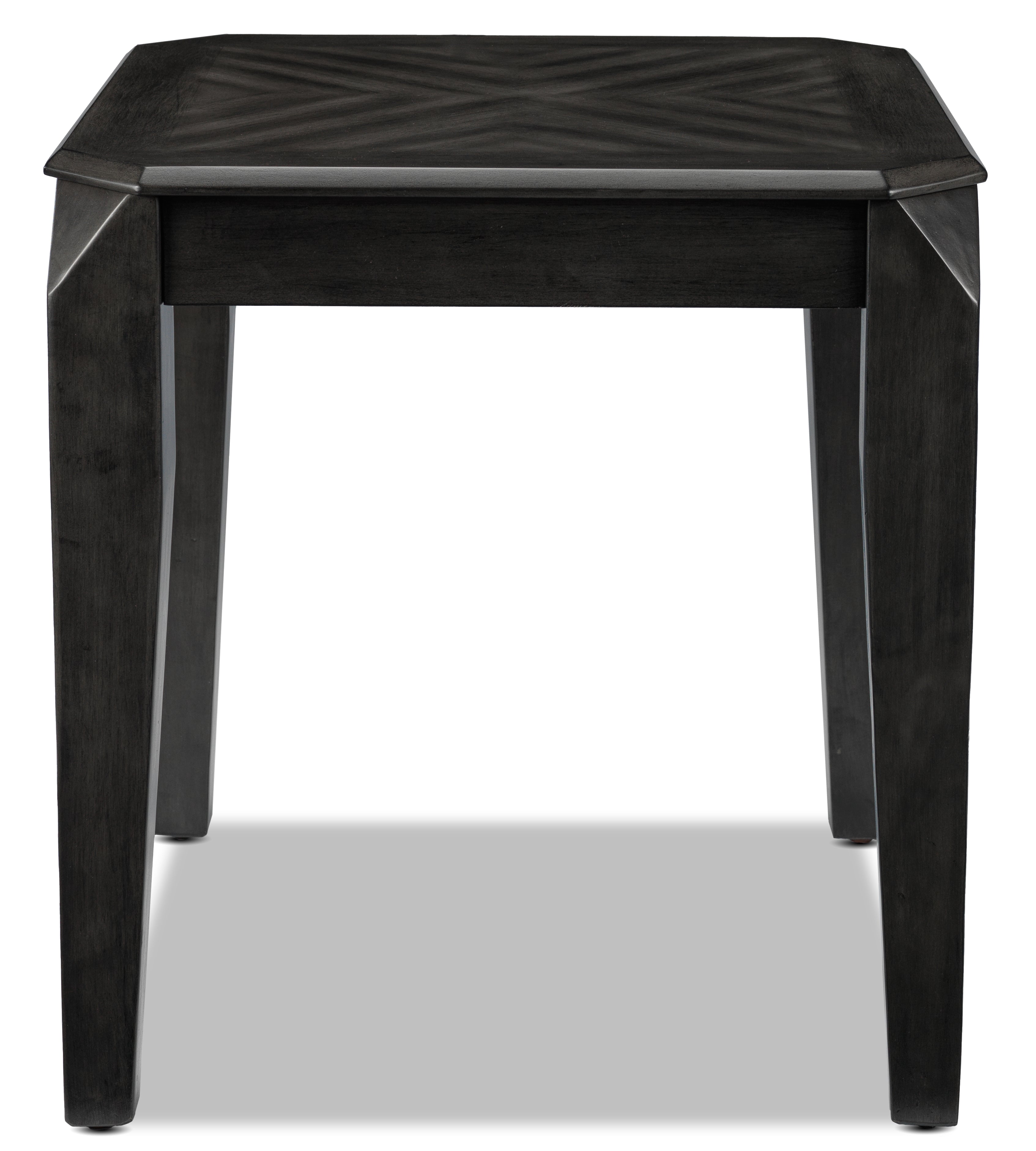 Lennox 21" End Table - Dark Grey