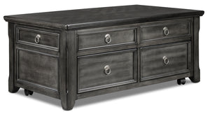 Turner Lift-Top Coffee Table - Grey