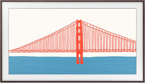 Samsung Modern Brown 43" Customizable Frame for 2021 The Frame TV - VG-SCFA43BWBZA