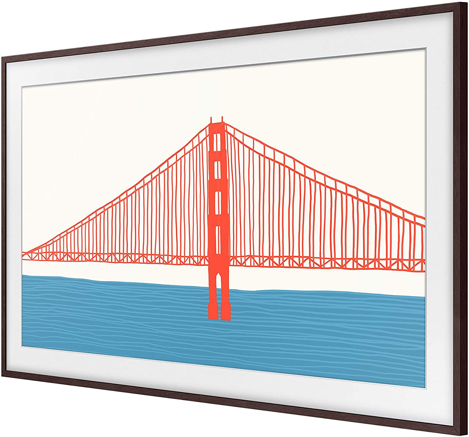 Samsung Modern Brown 50" Customizable Frame for 2021 The Frame TV - VG-SCFA50BWBZA