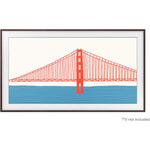 Samsung Modern Brown 65" Customizable Frame for 2021 The Frame TV - VG-SCFA65BWBZA