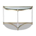 Silas Sofa Table - Platinum