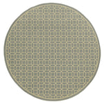 Calypso 4771M Lattice Indoor/Outdoor Area Rug (7'10" Round)