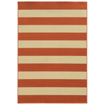 Calypso 4768B Stripe Indoor/Outdoor Area Rug (5'3" x 7'6")