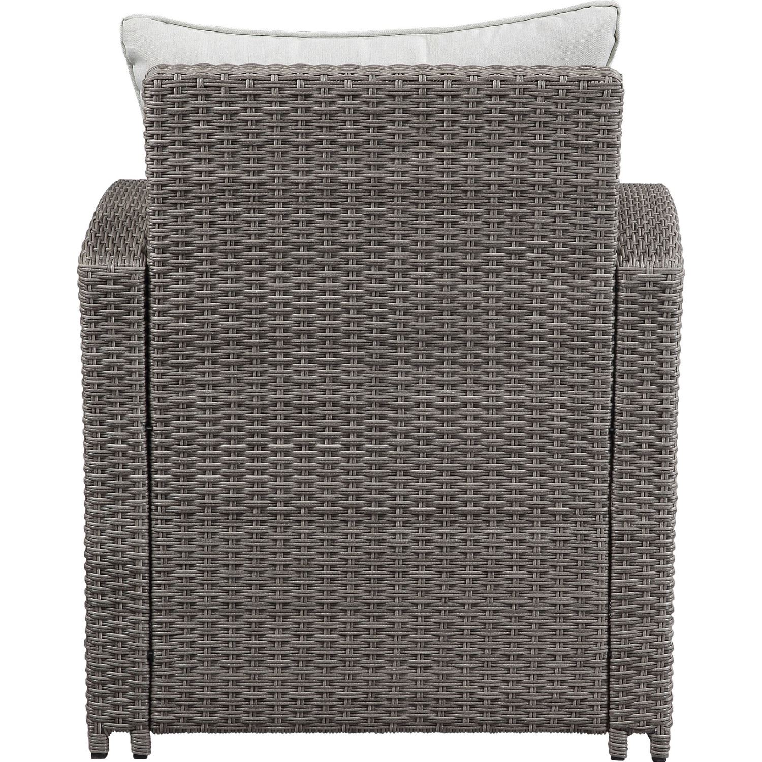 Peguis 4-Piece Outdoor Conversation Set - Grey