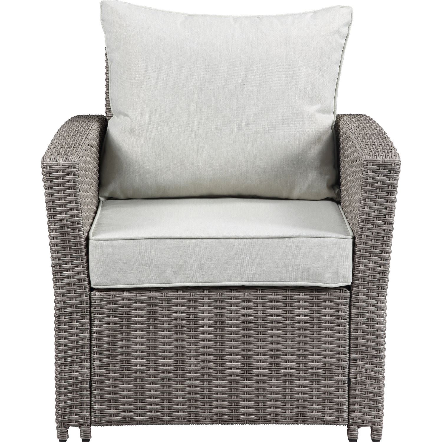Peguis 4-Piece Outdoor Conversation Set - Grey