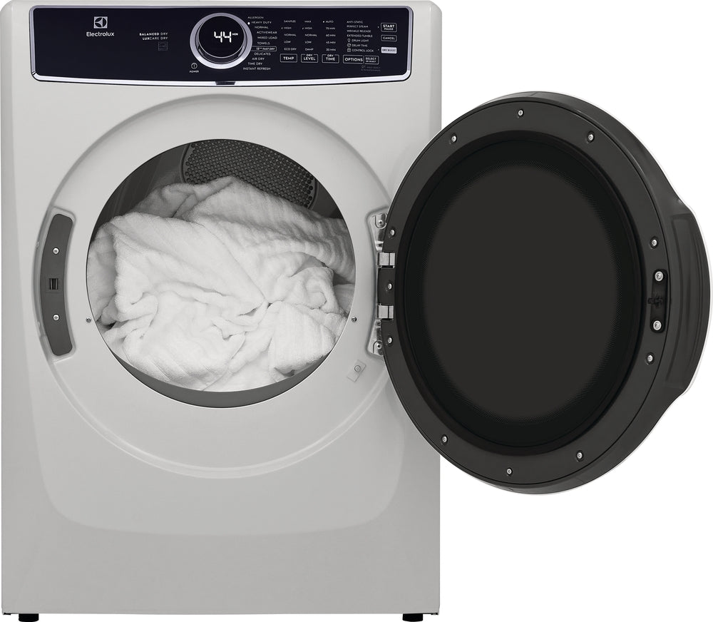 Electrolux White Front Load Electric Steam Dryer (8.0 Cu. Ft.) - ELFE763CAW