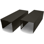 Black Stainless Steel Chimney Extension Kit for Wall-Mounted Range Hoods - EXTKIT14HBS