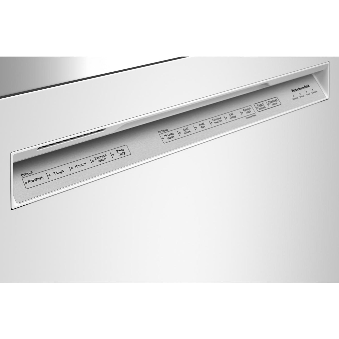 KitchenAid 24" White Dishwasher (39 dBA) - KDFE204KWH