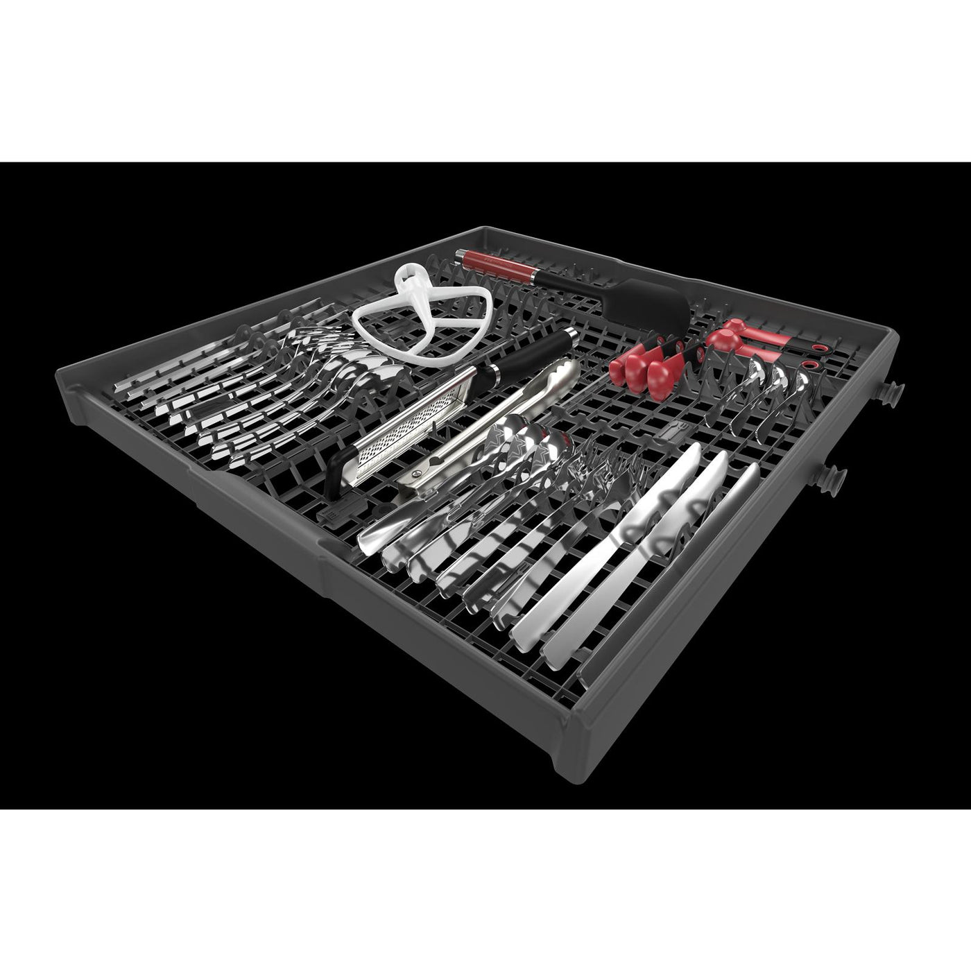 KitchenAid 24" PrintShield Stainless Dishwasher with Third Rack (39 dBA) - KDTE204KPS