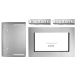 KitchenAid Stainless Steel 30" Trim Kit for 1.5 Cu.Ft. Countertop Microwave Oven with Convection Cooking - MKC2150AS