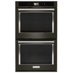 KitchenAid Black Stainless Smart Double Oven (10.0 Cu.Ft) - KODE900HBS