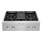 KitchenAid Stainless Steel 30" Commercial Gas Cooktop - KCGC500JSS