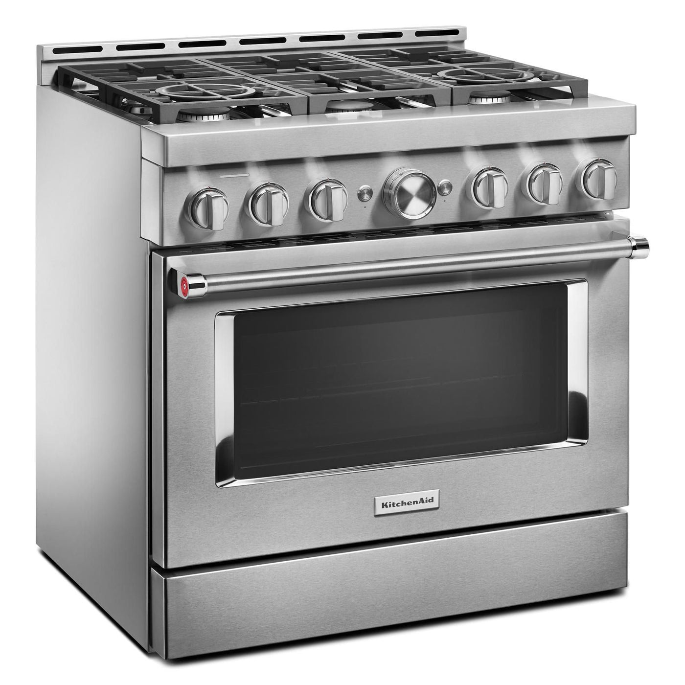 KitchenAid Stainless Steel Smart Freestanding Gas Range (5.1 Cu. Ft.) - KFGC506JSS