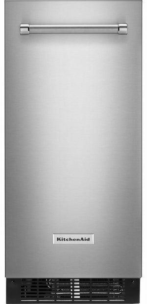 KitchenAid Stainless Steel with PrintShield 15" Automatic Ice Maker - KUIX535HPS