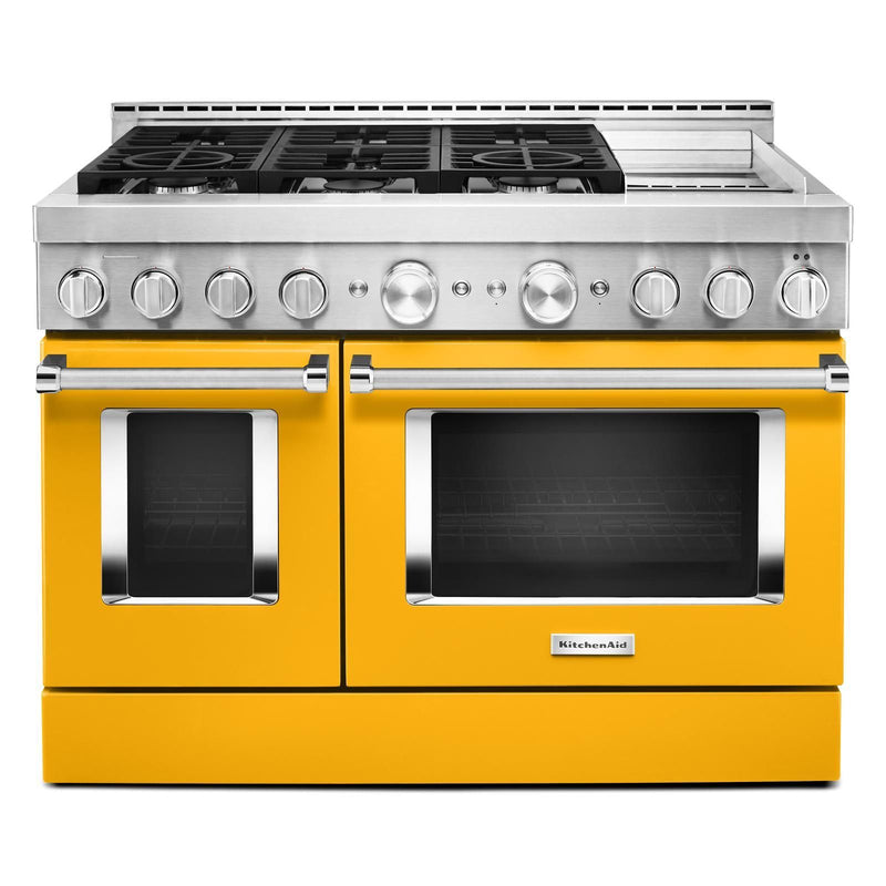 KitchenAid Yellow Pepper Smart Freestanding Gas Range (6.3 Cu. Ft