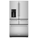 KitchenAid 36" 25.8 Cu. Ft. Stainless Steel French Door Refrigerator - KRMF706ESS