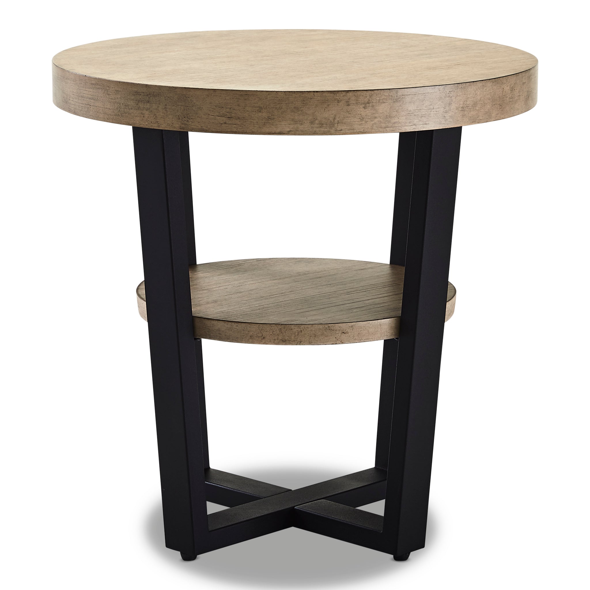 Pescara End Table - Antique Birch