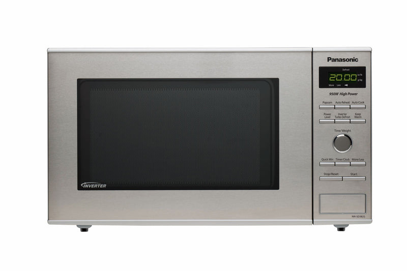 Panasonic stainless steel microwave discount