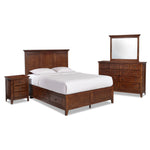 San Mateo 6-Piece Queen Storage Bedroom Package - Tuscan