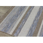 Euclid 3'11" X 5'7" Indoor/Outdoor Banded Rug - Grey Brown Area Rug