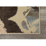 Fiona 5'3" X 7'4" Flowers Rug - Cream Pink Area Rug