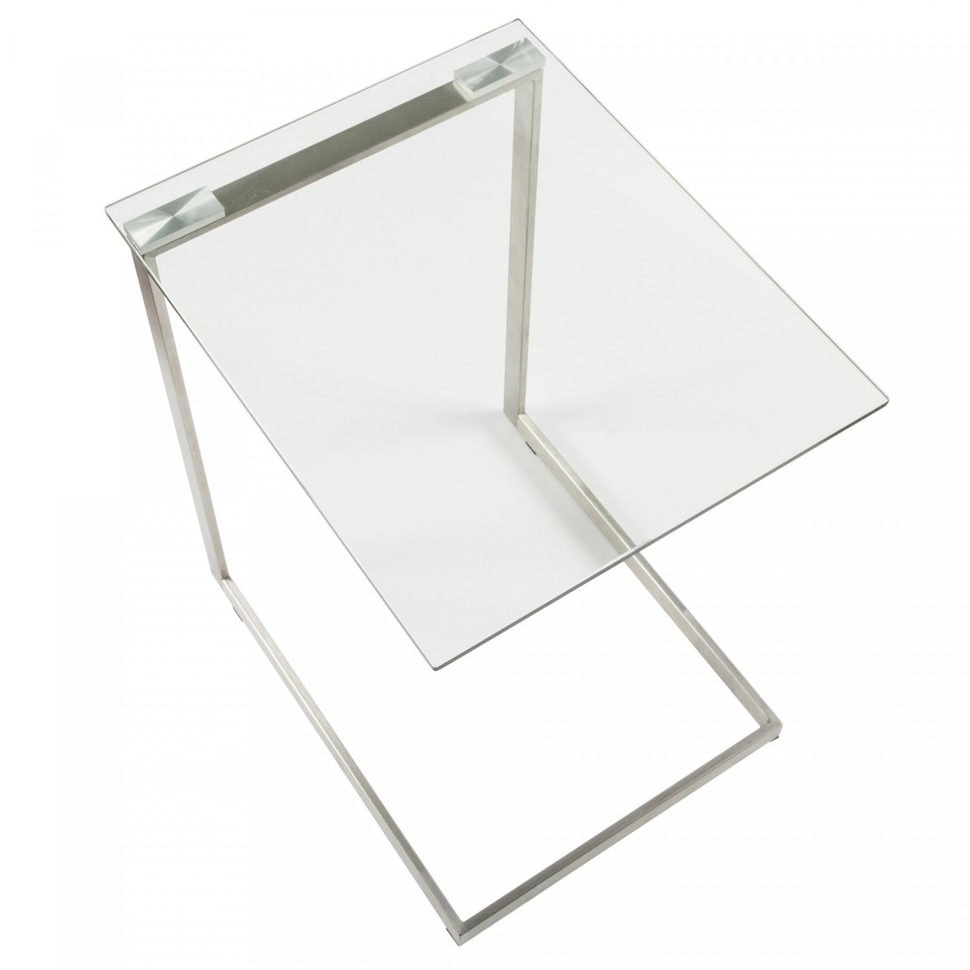 Zenn 15.75" Accent Table - Stainless Steel