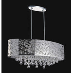 Eternity 8 Light Chandelier - Chrome