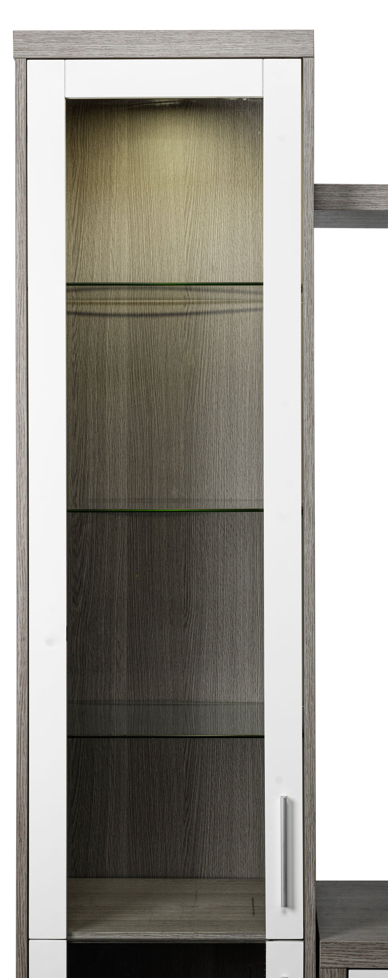 Woodbridge 3Piece Entertainment Wall Unit White & Grey Leon's