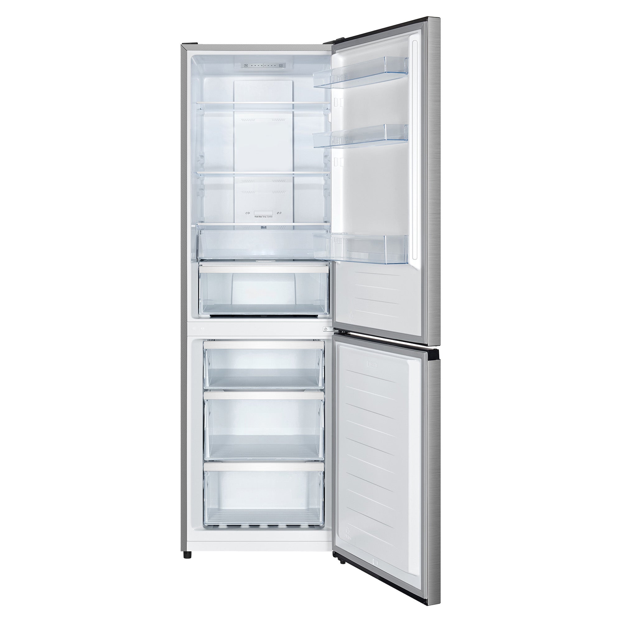 Hisense 23.5" 10.7 Cu. Ft. Titanium Bottom-Freezer Refrigerator - RB12A2CSE