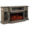 Hamilton Fireplace TV Stand - Weathered Grey