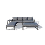 Endless Shores 5-Piece Modular Outdoor Conversation Set - Grey