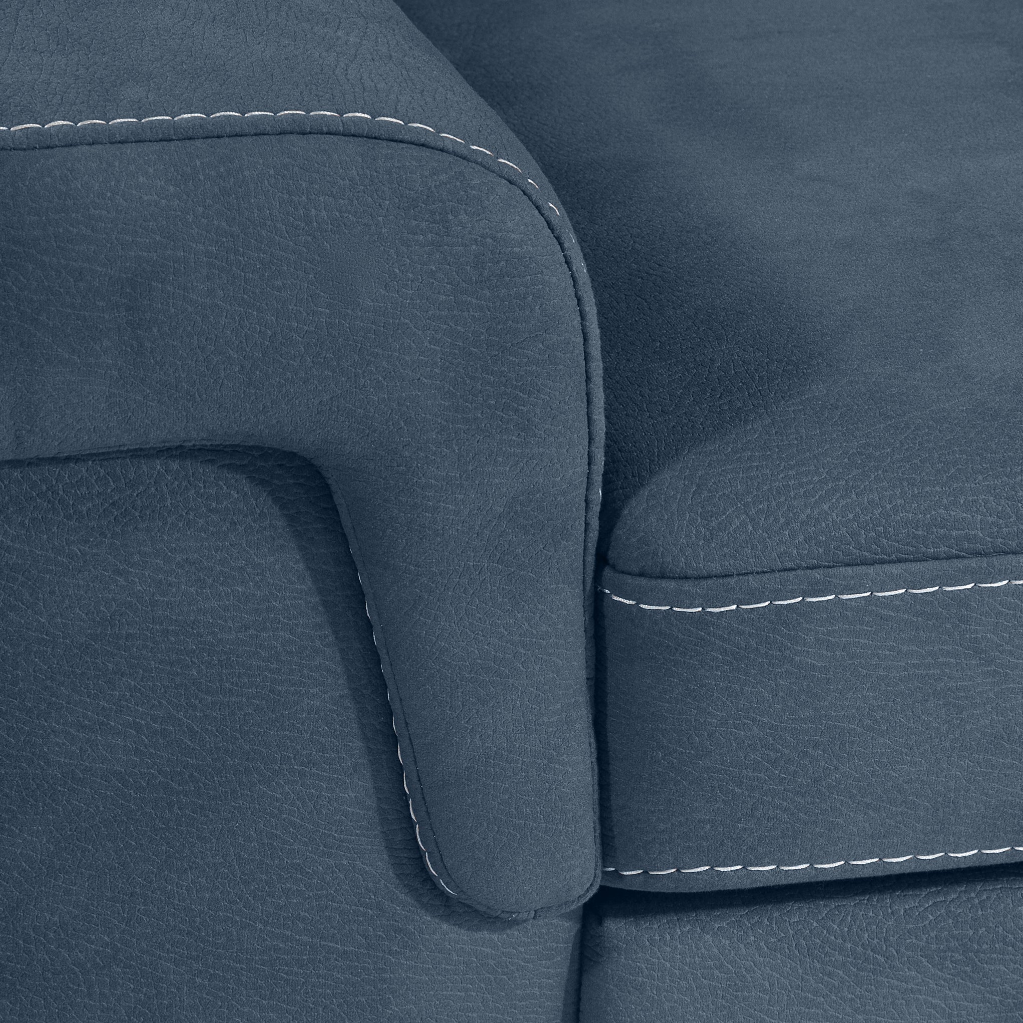 Simone 3-Piece Sectional with Left-Facing Pop-Up Bed - Blue