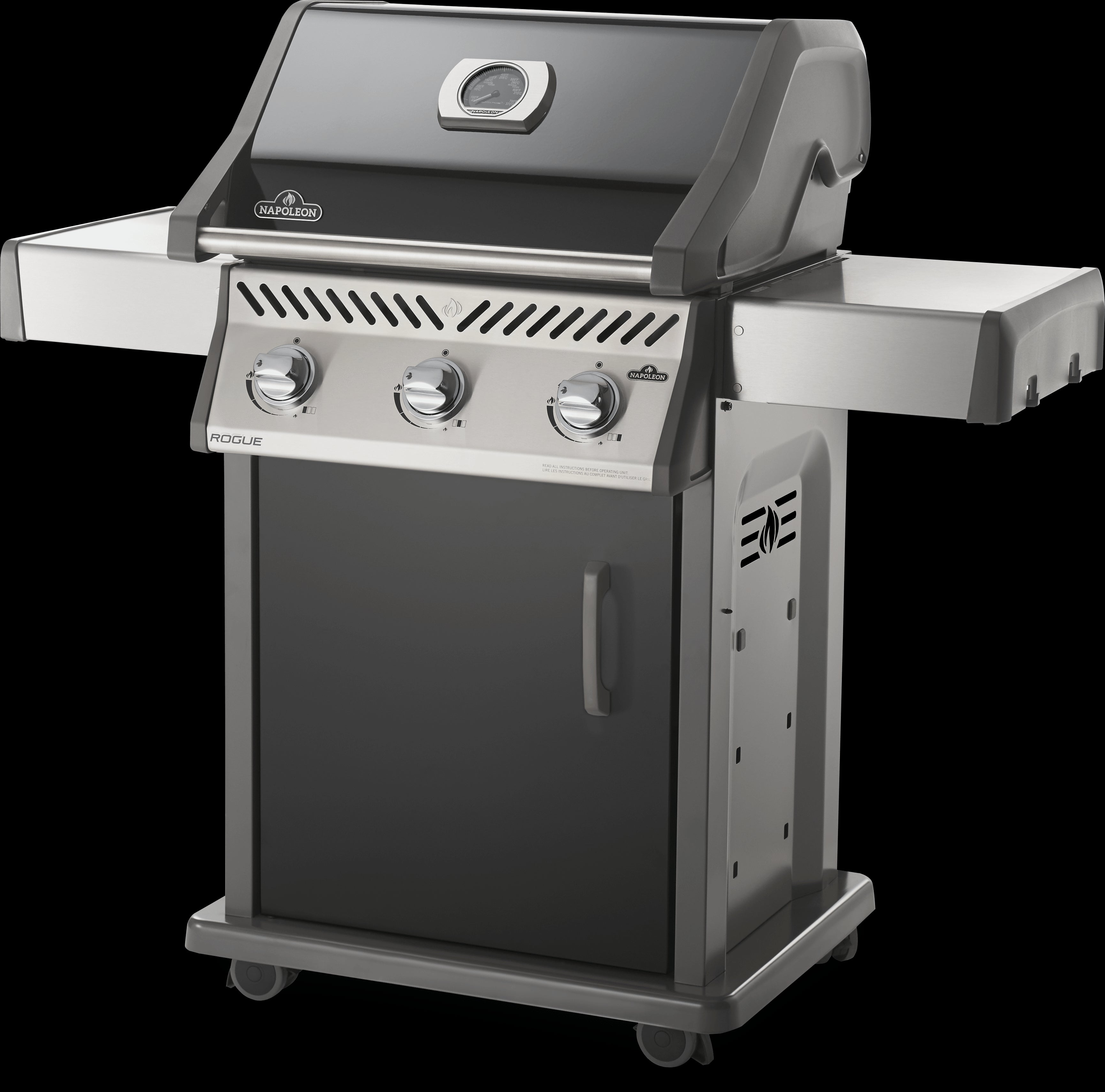 Napoleon Rogue 425 Black Propane Gas Grill Barbecue - R425PK
