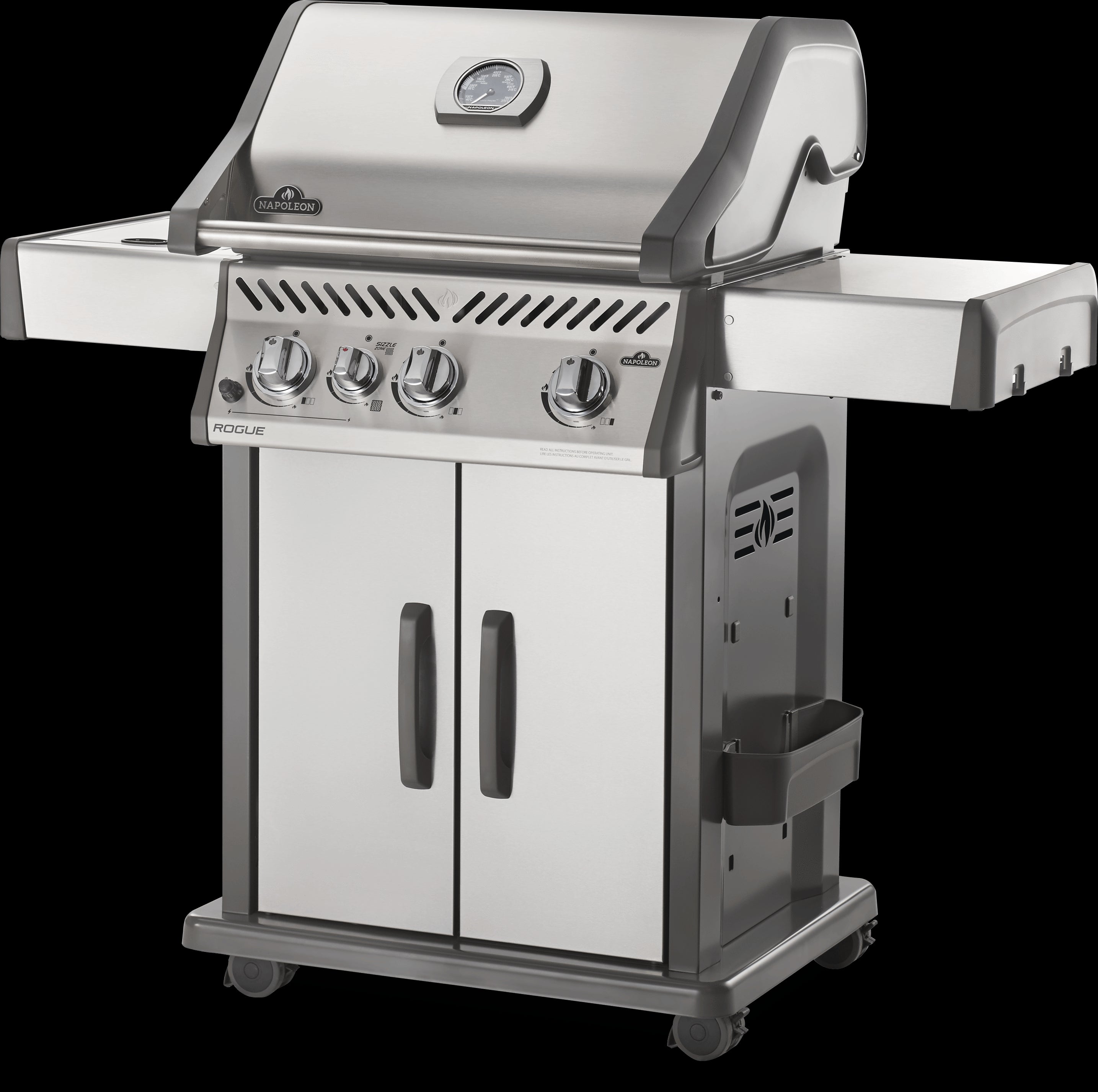 Napoleon Rogue 425 SIB Stainless Steel Propane Gas Grill Barbecue - R425SIBPSS