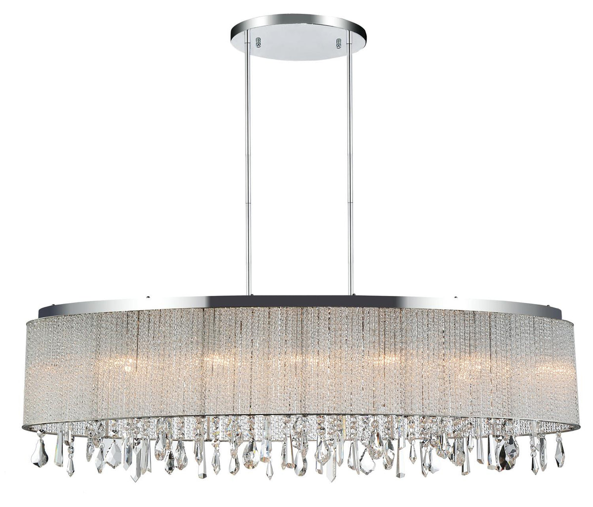 Benson 7 Light Chandelier - Chrome