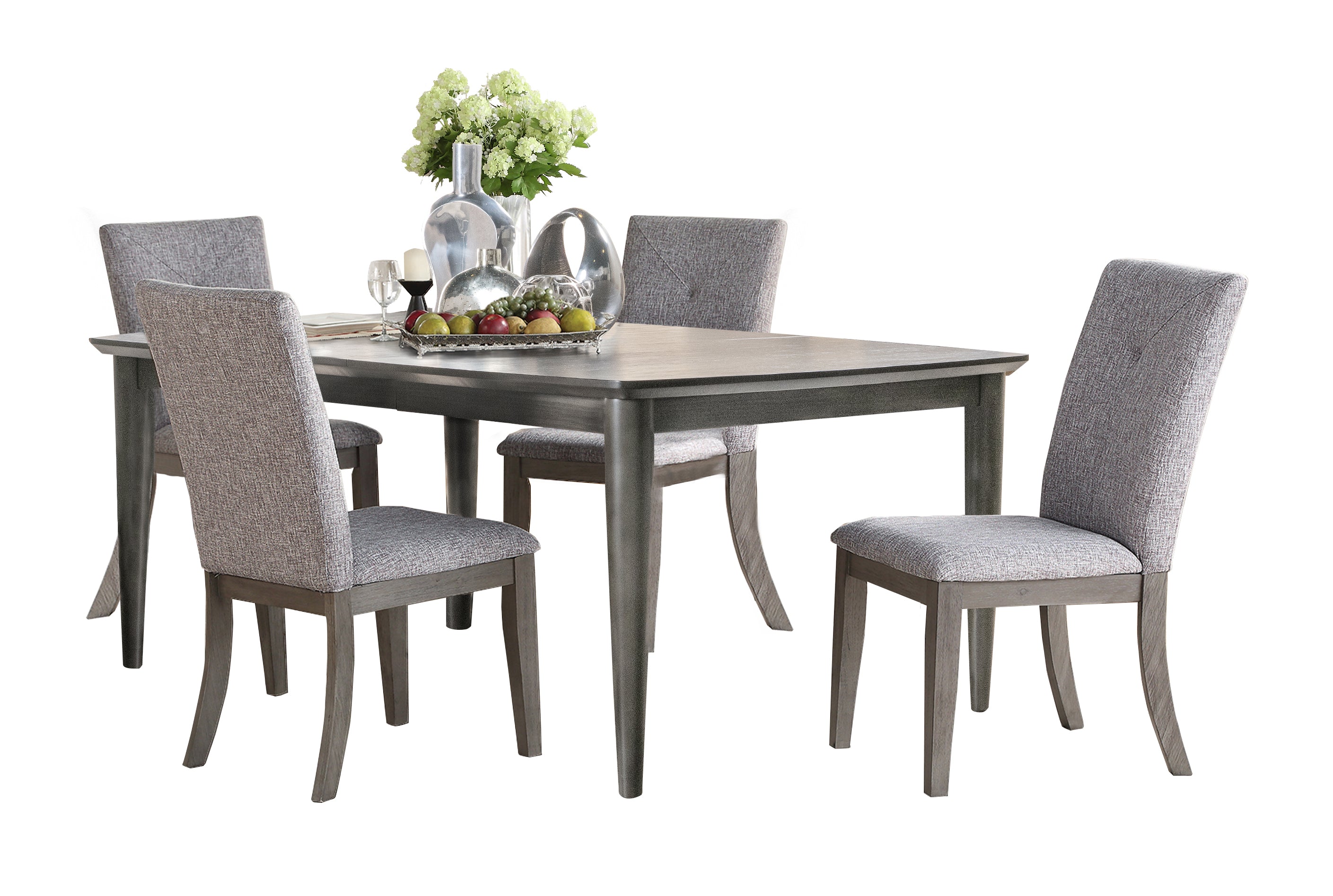 Roux 5-Piece Dining Set - Grey
