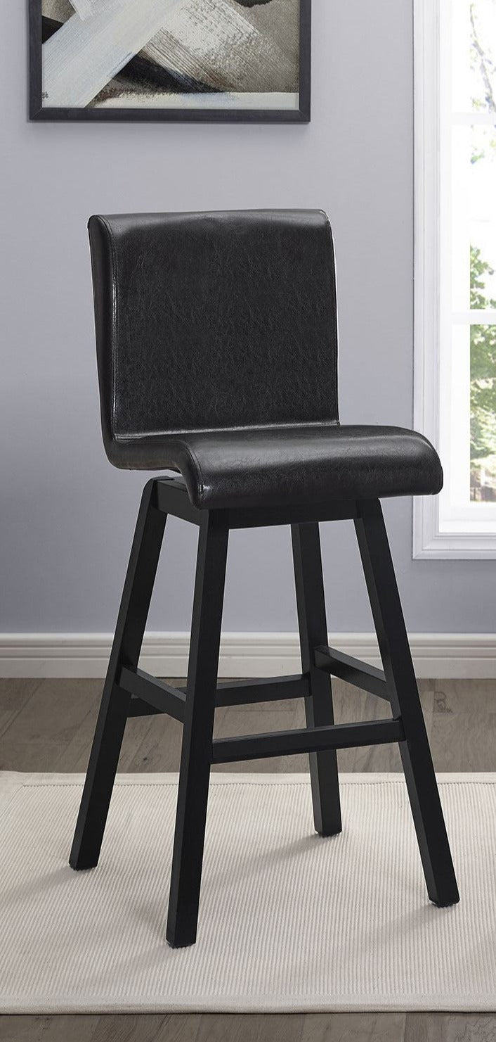 Hillshaw Bar Height Stool Dark Brown Leon's