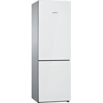 Bosch 800 Series 24" 10 Cu. Ft. White Glass Counter-Depth Bottom-Freezer Refrigerator - B10CB81NVW