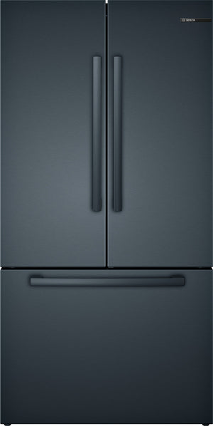 Bosch 800 Series 36"  20.8 Cu. Ft. Black Stainless Steel Counter-Depth French Door Refrigerator - B36CT80SNB