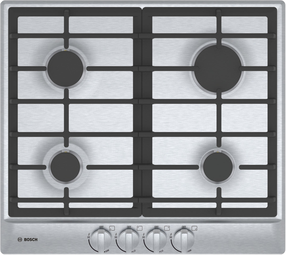 Bosch Stainless Steel 500 Series 24-Inch Gas Cooktop - NGM5456UC