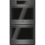 Bosch Black Stainless Steel 800 Series-30-Inch Built-In Double Wall Oven (4.6 Cu.Ft) - HBL8642UC