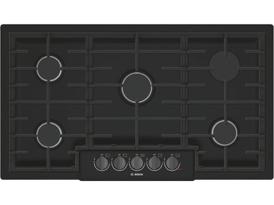 Bosch Black Stainless Steel 800 Series 36-Inch Gas Cooktop - NGM8646UC