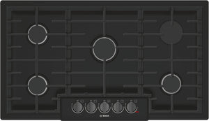 Bosch Black Stainless Steel 800 Series 36-Inch Gas Cooktop - NGM8646UC