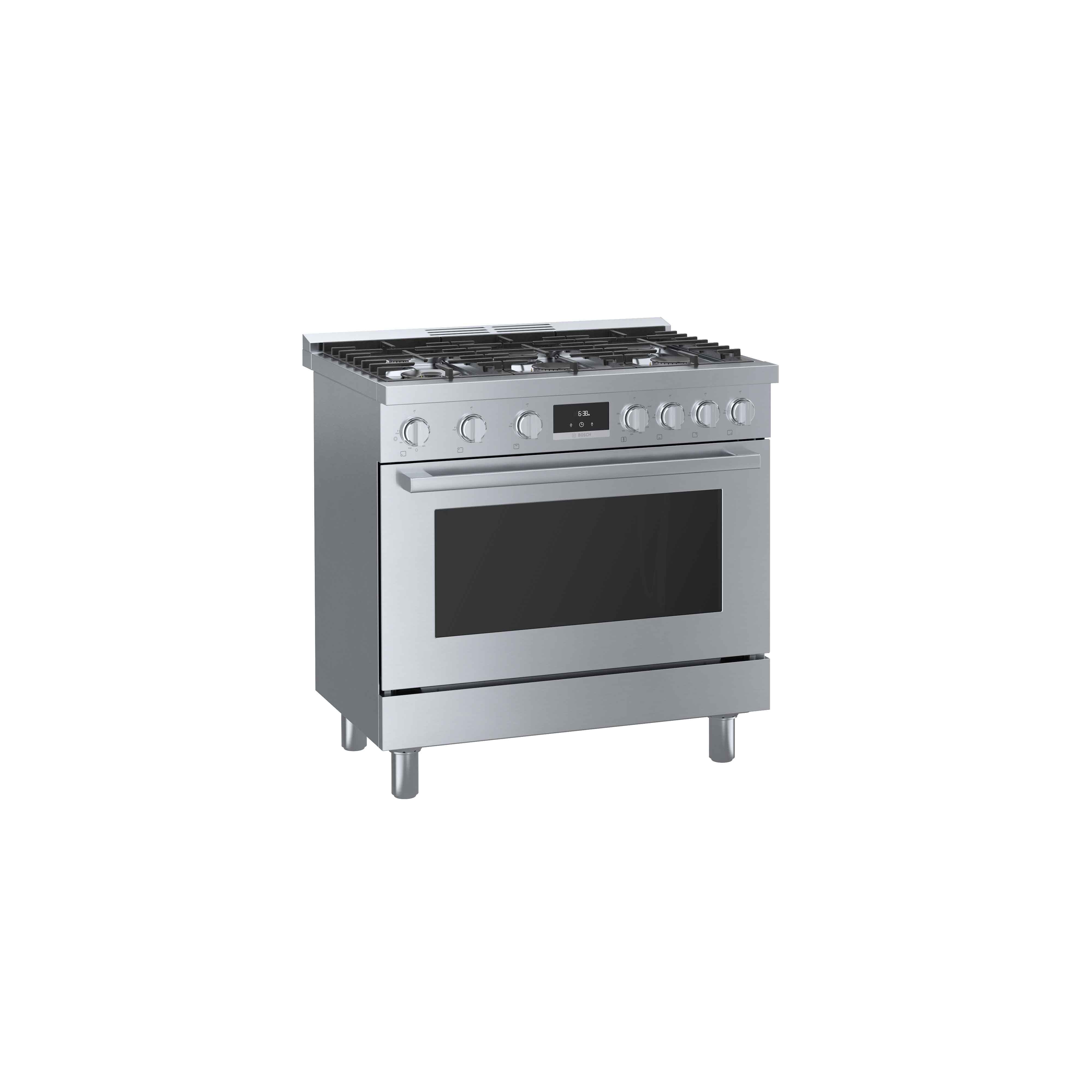 Bosch 36" Industrial Style Gas Range Stainless Steel - HGS8655UC