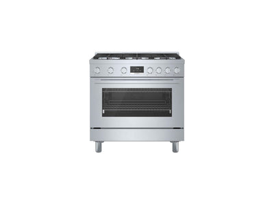 Bosch 36" Industrial Style Duel-Fuel Range Stainless Steel - HDS8655C